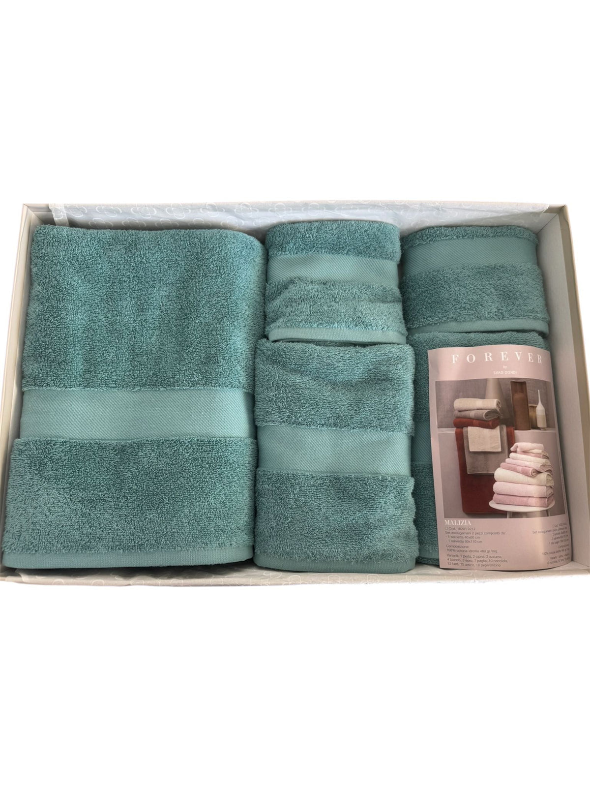 SET ASCIUGAMANI MALIZIA 5 PZ