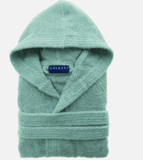 CALEFFI ACCAPPATOIO SPUGNA CON CAPUCCIO UNISEX MINORCA