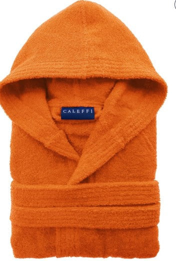 CALEFFI ACCAPPATOIO SPUGNA CON CAPUCCIO UNISEX MINORCA