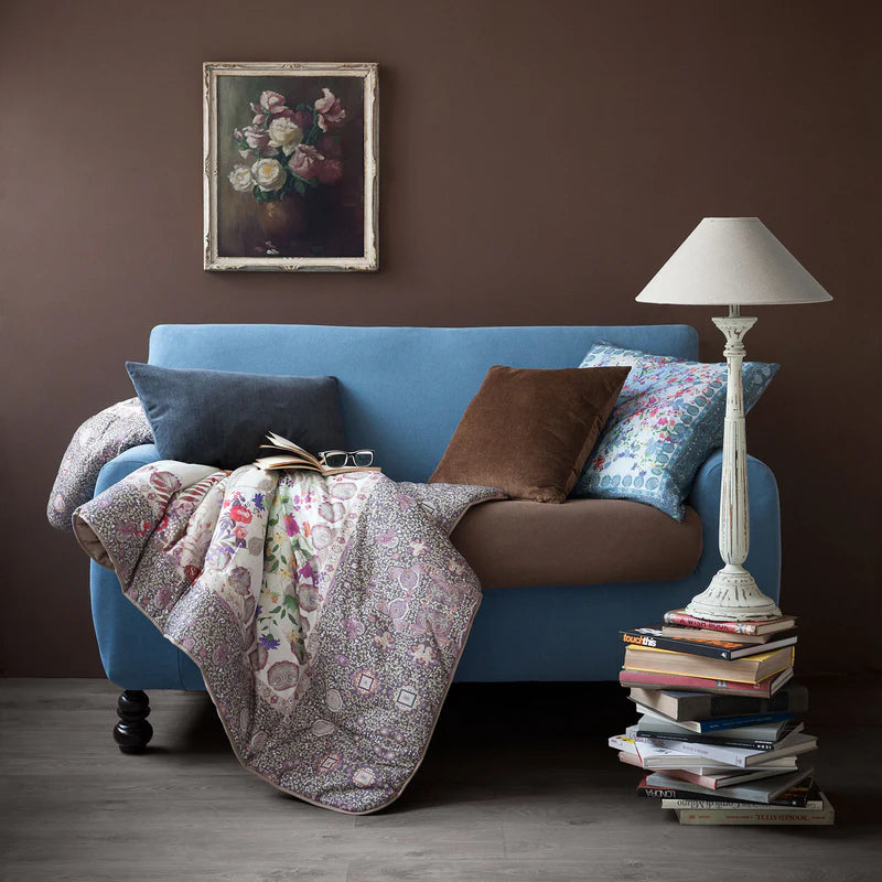 CALEFFI COPRIDIVANO 2 POSTI ELASTICIZZATO MELANGE