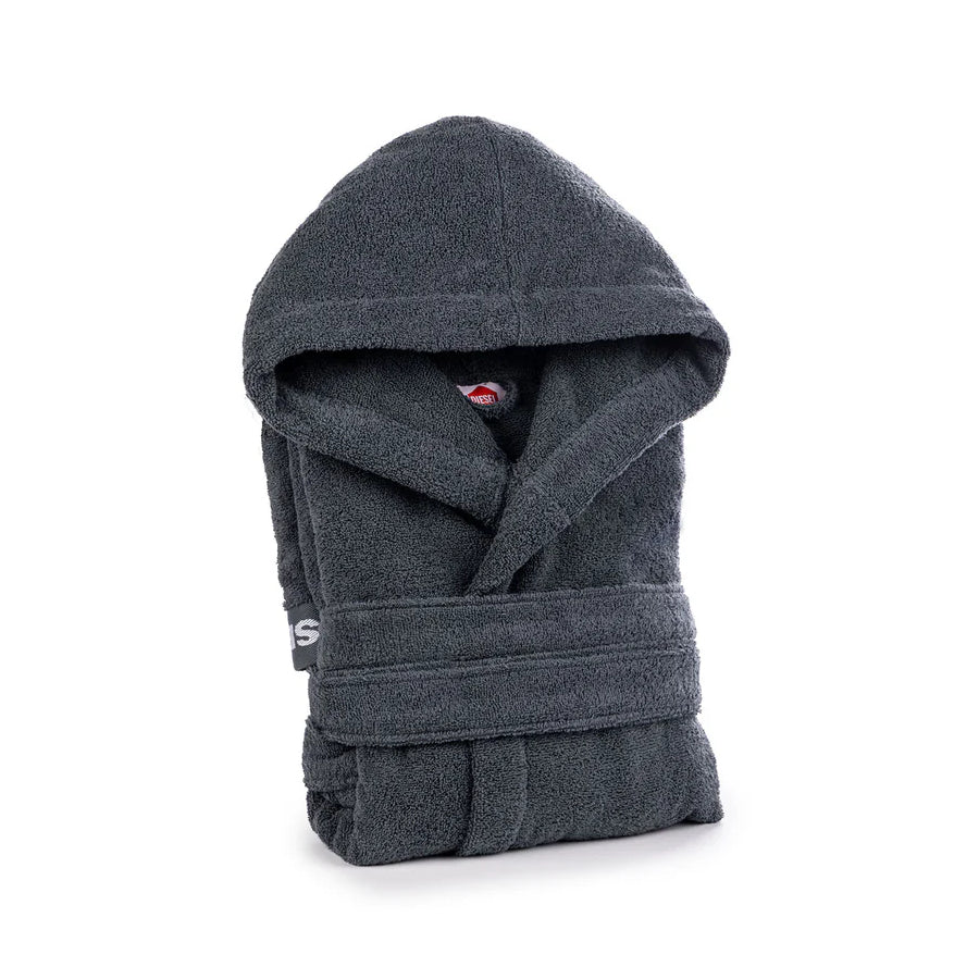 DIESEL ACCAPPATOIO LOGO SPUGNA CON CAPPUCCIO 450 GR/MQ