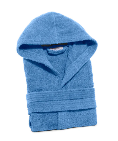 CALEFFI ACCAPPATOIO SPUGNA CON CAPUCCIO UNISEX MINORCA
