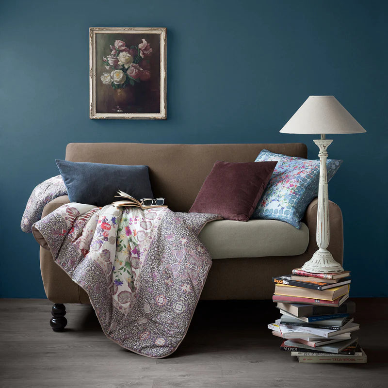 CALEFFI COPRIDIVANO 2 POSTI ELASTICIZZATO MELANGE