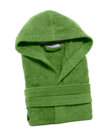 CALEFFI ACCAPPATOIO SPUGNA CON CAPUCCIO UNISEX MINORCA